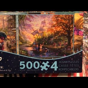thomas kinkade disney puzzle